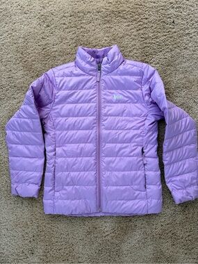 REI Light Purple Girls' Packable Down Puffer Jacket // Medium (10-12)
